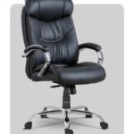 Elegant high-back chair offering exceptional comfort, manufactured in Gujarat by Trosta.